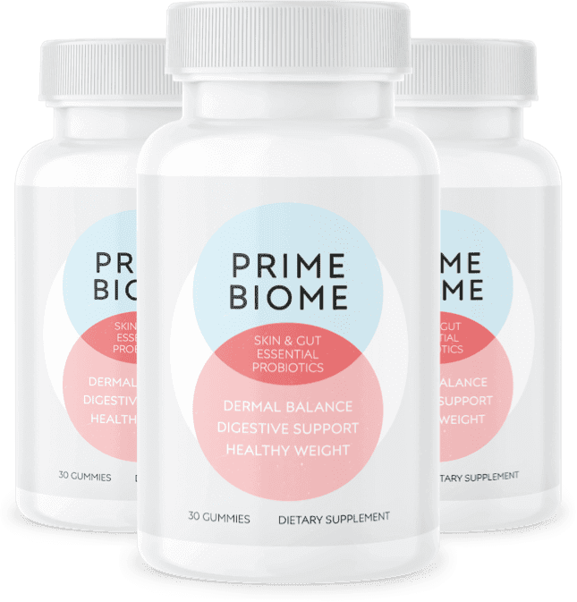 PrimeBiome 3 bottles — 90-day supply